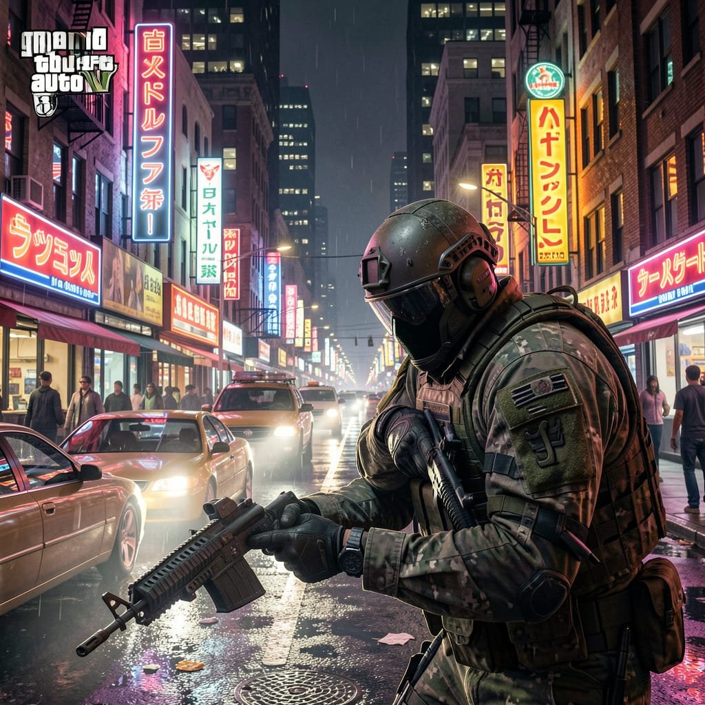 Skytespill på nett – illustrasjon